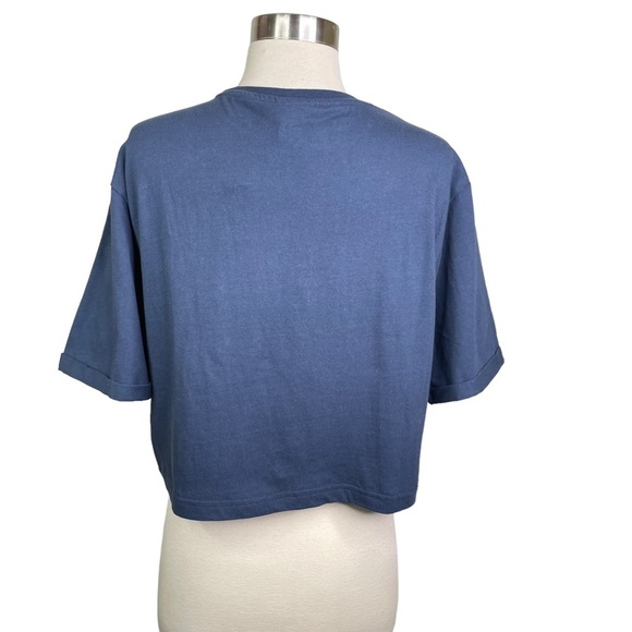 Ellesse Womens Alberta Cropped T-Shirt Navy, Large - Picture 6 of 12